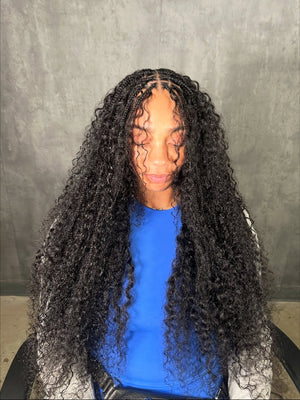 Curly Human Hair Bulk - Pure Virgin Italy