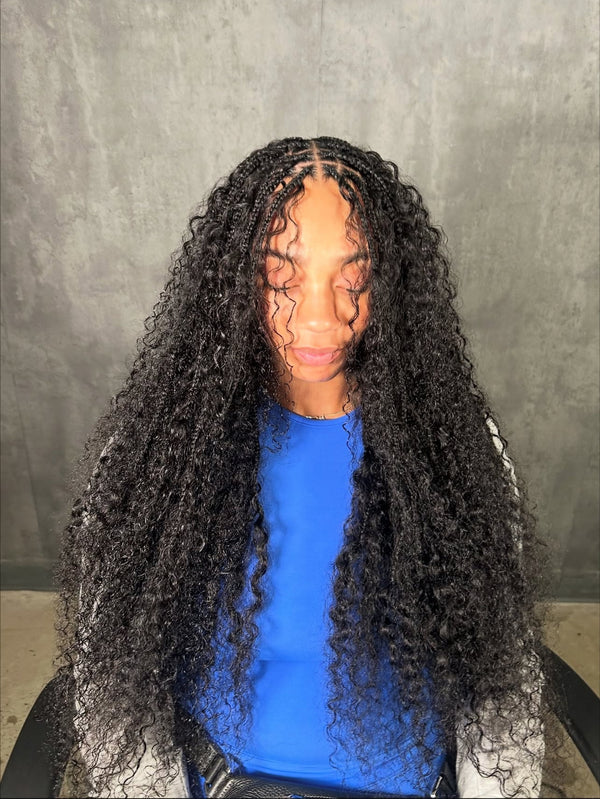 Curly Human Hair Bulk - Pure Virgin Italy