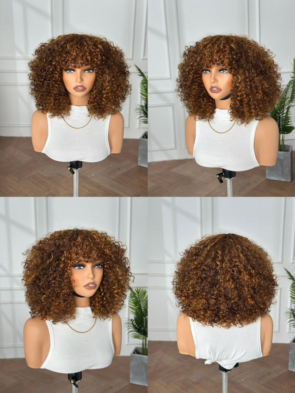 10" Brown Mix Fringe