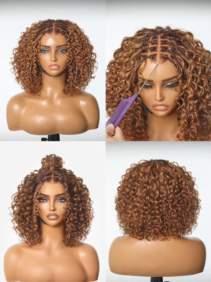 Human Hair Braided Wig