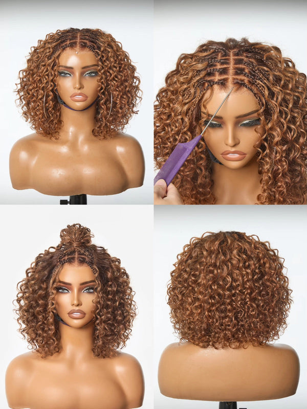 Human Hair Braided Wig