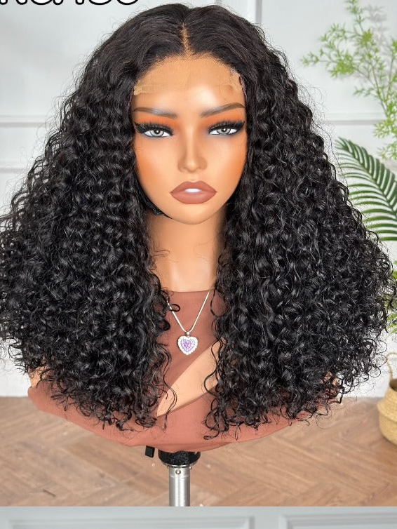 18" SDD New Fumi 4x4 Closure Curly Wig