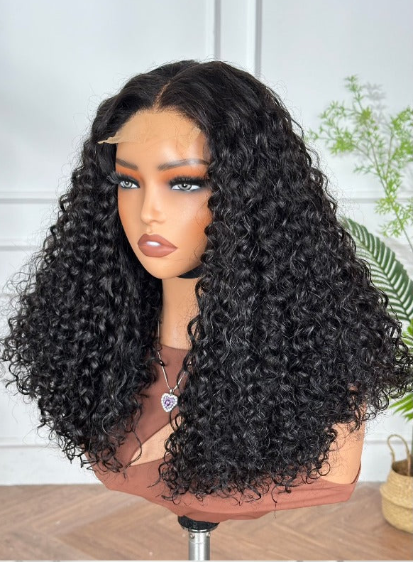 18" SDD New Fumi 4x4 Closure Curly Wig