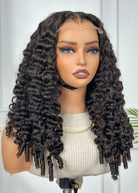 New Bold Curly 18" 4x4 Closure