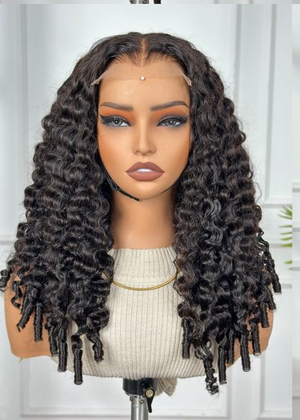 New Bold Curly 18" 4x4 Closure