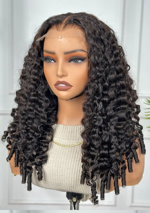 New Bold Curly 18" 4x4 Closure