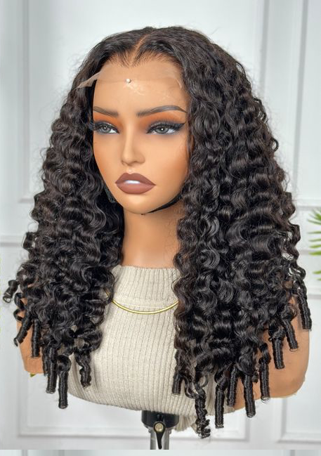 New Bold Curly 18" 4x4 Closure