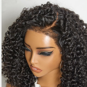 14" 4C Hairline Frontal Curly Wig