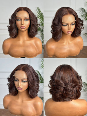 Coco Egg Roll™ – 10″ 4×4 Lace Closure Wig