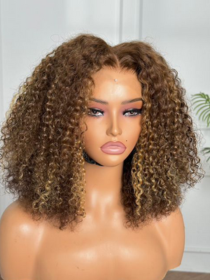 Aurora Deep Curl 5×5 Lace Wig