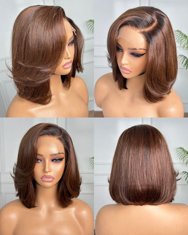 Hazel Flip™ – 4×4 Lace Closure Bob