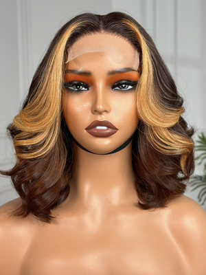 Color Bouncy 4×4 Lace Wig