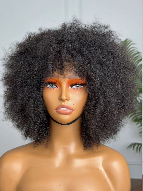 NJ Afro Curl™ – 8″ Lace Front Wig
