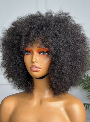 NJ Afro Curl™ – 8″ Lace Front Wig