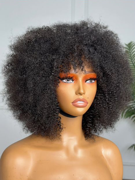 NJ Afro Curl™ – 8″ Lace Front Wig