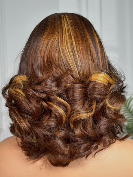 Color Bouncy 4×4 Lace Wig