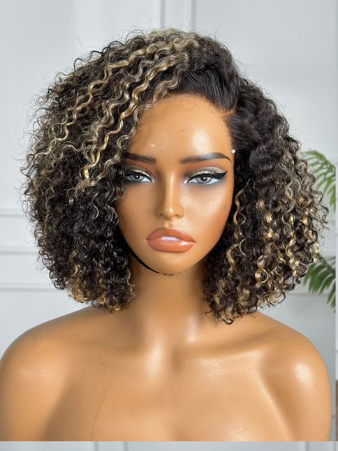 Color Deep Wave Mini Closure – 4” × 4” Lace Closure