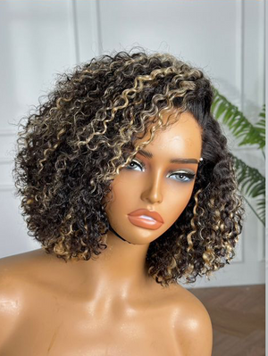 Color Deep Wave Mini Closure – 4” × 4” Lace Closure