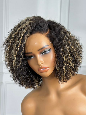 Color Deep Wave Mini Closure – 4” × 4” Lace Closure