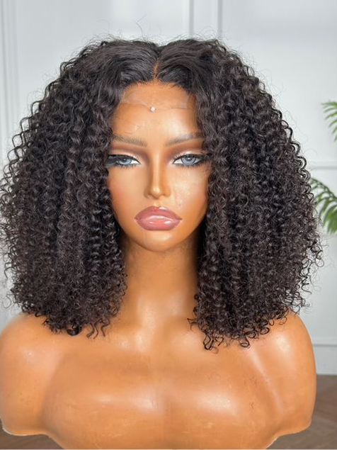 Posh Curl Wave Mini Closure – 4″ × 4″ Lace Closure