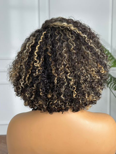 Color Deep Wave Mini Closure – 4” × 4” Lace Closure